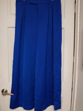 Lauren Ralph Lauren Blue Wide Leg Dress Pants Size 16. 31" inseam.